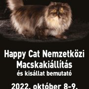 Happy Cat Nemzetközi Macskakiállítás október 8-9.